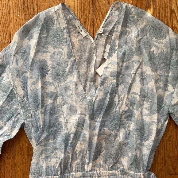 Vince Blue Floral Dress - Picture 3 of 5